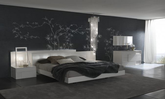 رنگ خاکستری در طراحی-دکوراسیون اتاق خواب